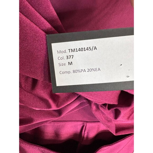 Elegant Burgundy Off-Shoulder Jumpsuit - Picture 5 of 10